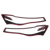 HEADLIGHT HEAD LIGHT COVER FOR LDV T60 2020-2024 MATTE BLACK TRIM